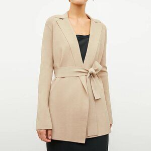 MM Lafleur Tan Belted Blazer